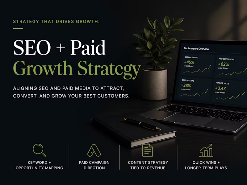 Cover image for SEO + Paid Growth Strategy