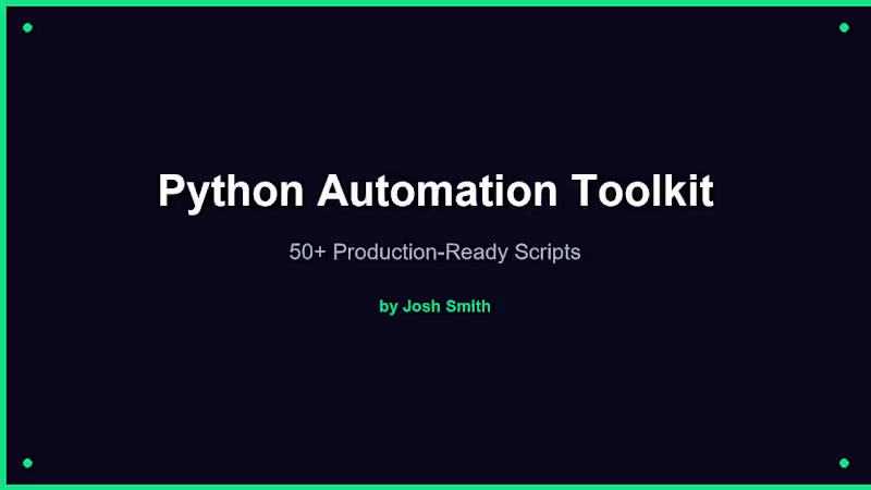 Cover image for I built this python automated