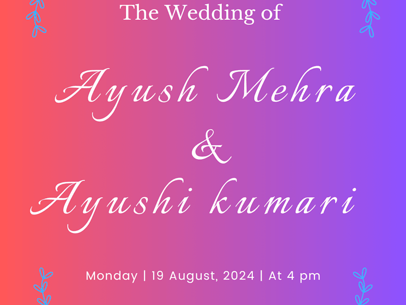 Cover image for Wedding Card