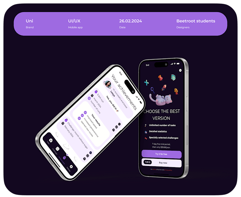 Cover image for UNI. Planner Mobile App Design :: Behance