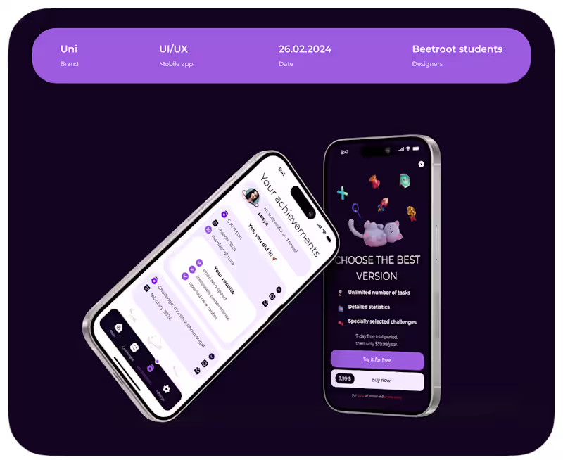 Cover image for UNI. Planner Mobile App Design :: Behance