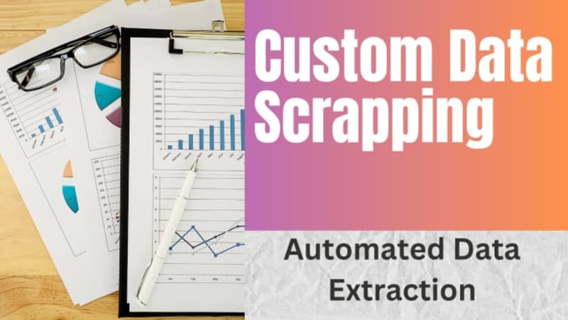 Cover image for Custom web data scraping and precise automated data extr…