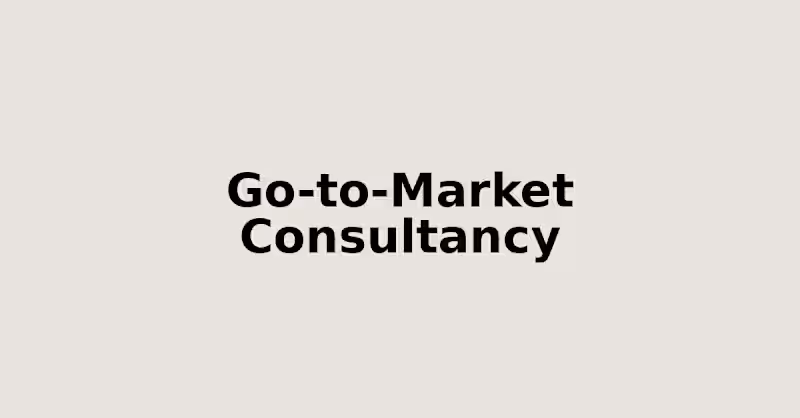 Cover image for Go-to-Market Consulting