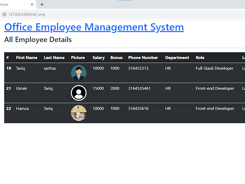 Cover image for Employee Management System