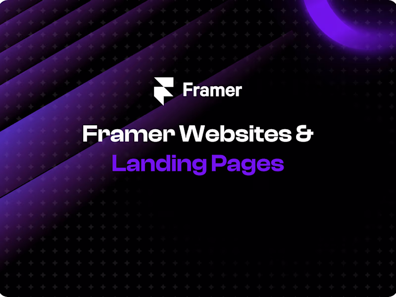 Cover image for Framer Website & Landing Page