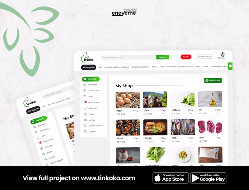 Cover image for Tinkoko.com E-commerce Web Platform