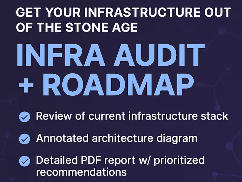 Cover image for Get Your Infrastructure Out of the Stone Age: Infra Audit