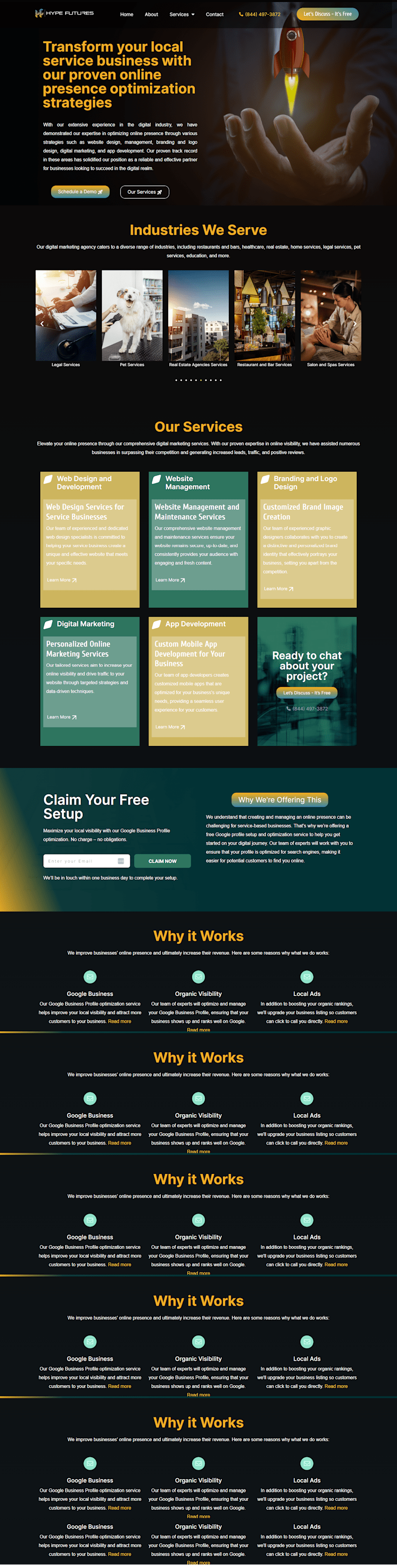 Cover image for Hypefutures Website Design and Development