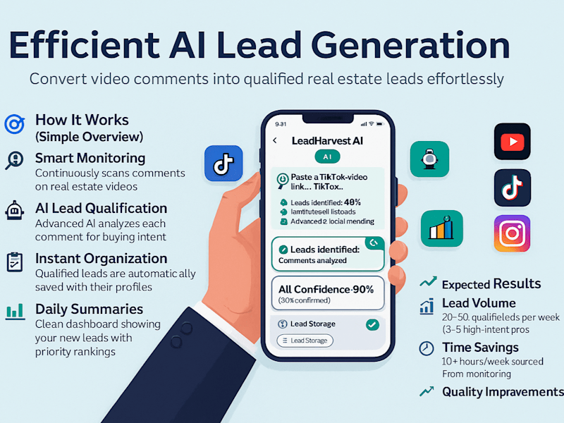 Cover image for LeadHarvest AI: Social Media Comment-to-Lead Automation