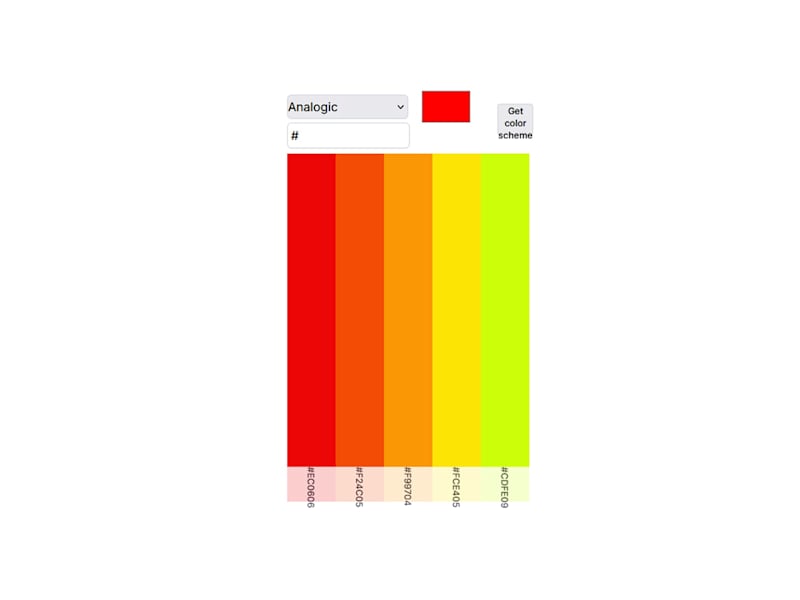 Cover image for Color Scheme Generator