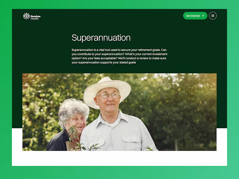 Cover image for Website Design for Greybox Wealth