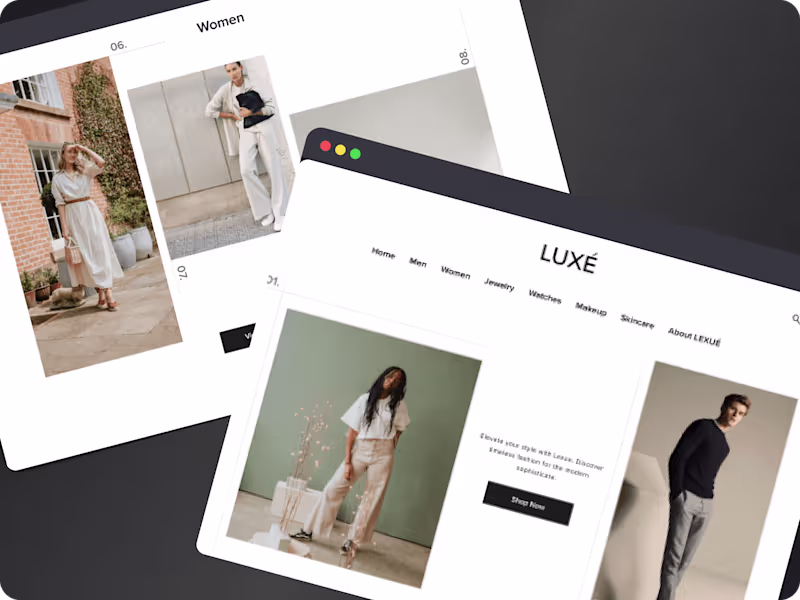 Cover image for E-Commerce Landing Page – Crafted in Figma