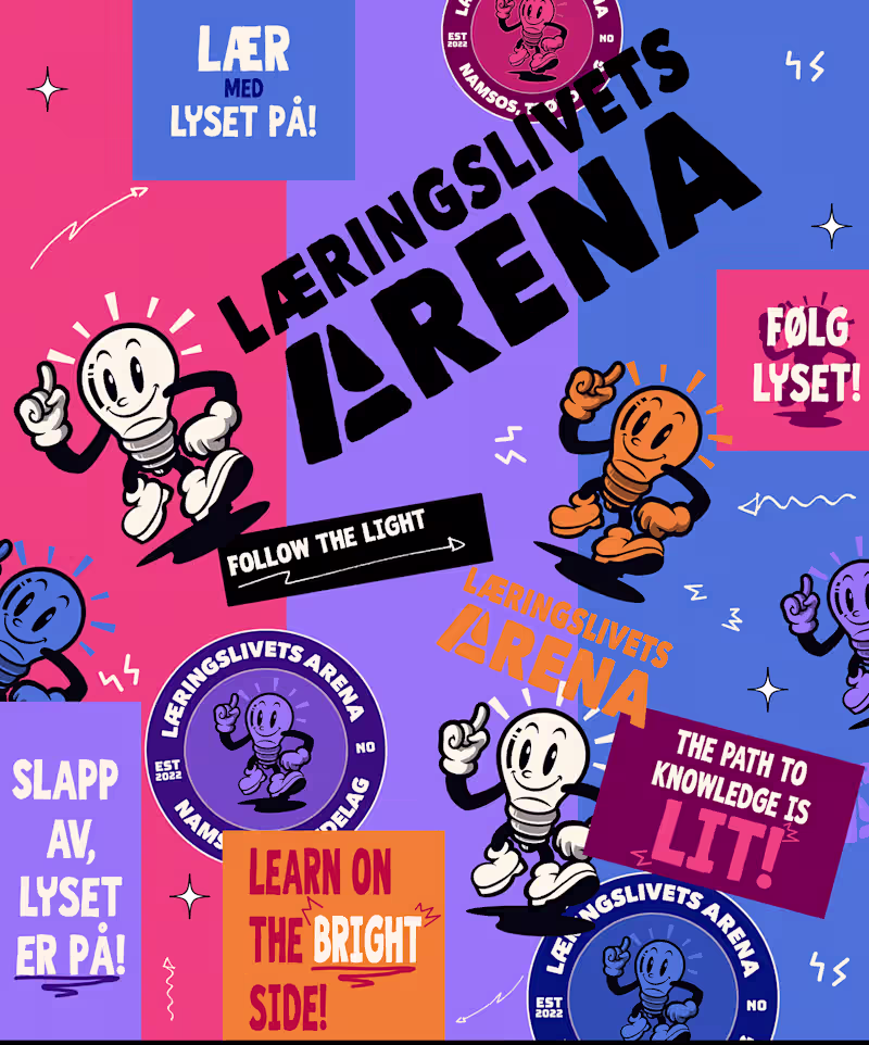 Cover image for A Bright Future Starts Here. Læringslivets Arena