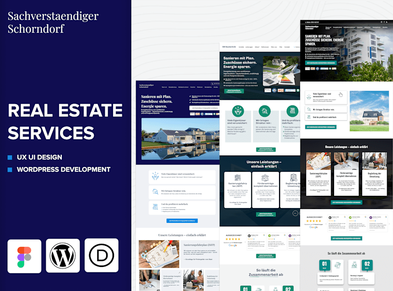 Cover image for Real Estate Website UI/UX & CMS Development