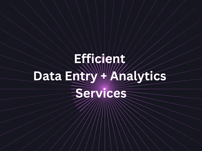 Cover image for Efficient Data Entry: Precision at Your Fingertips