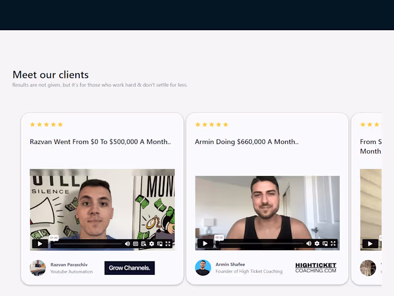 Cover image for website design