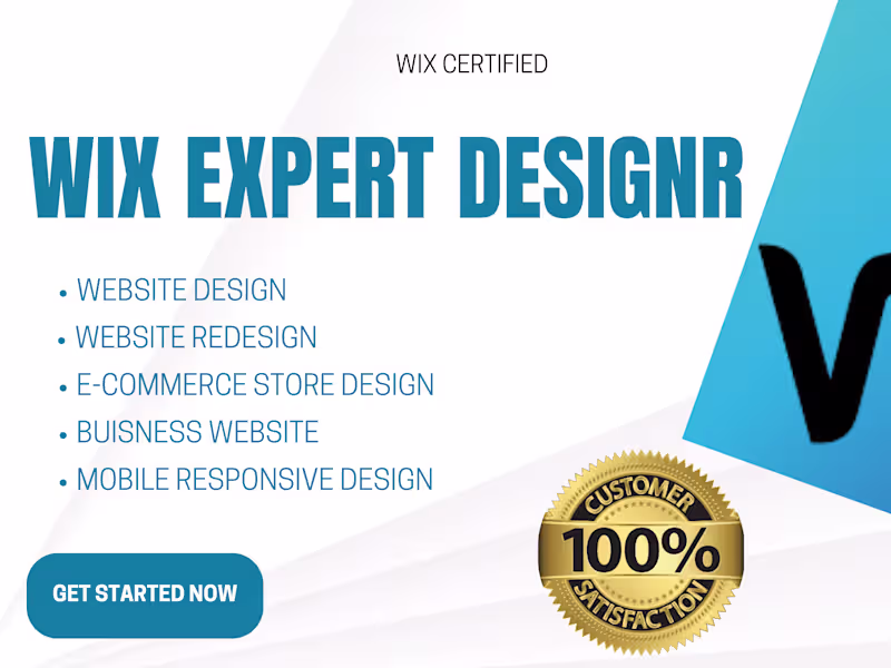 Cover image for Design wix website, redesign wix website or wix website design