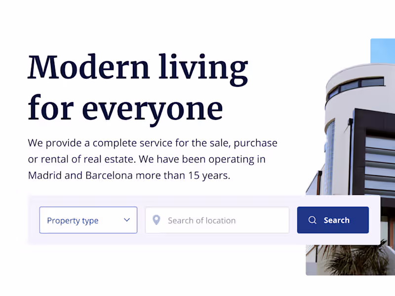 Cover image for Real Estate - Web Application
