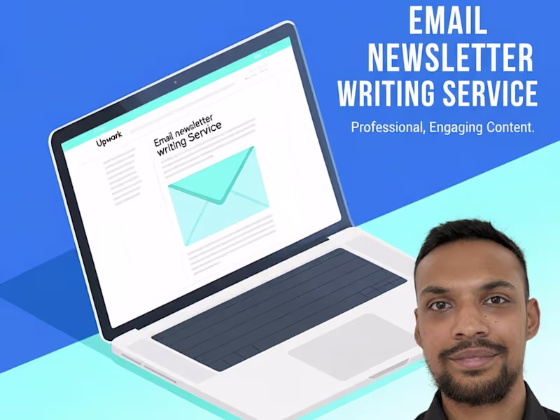 Cover image for You will get an informative and engaging email newsletter