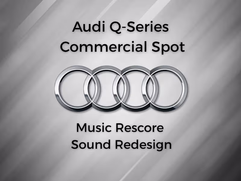 Cover image for For this ReSound Project, I recreated the entire soundscape ...