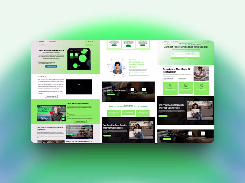 Cover image for Network Provider Website 