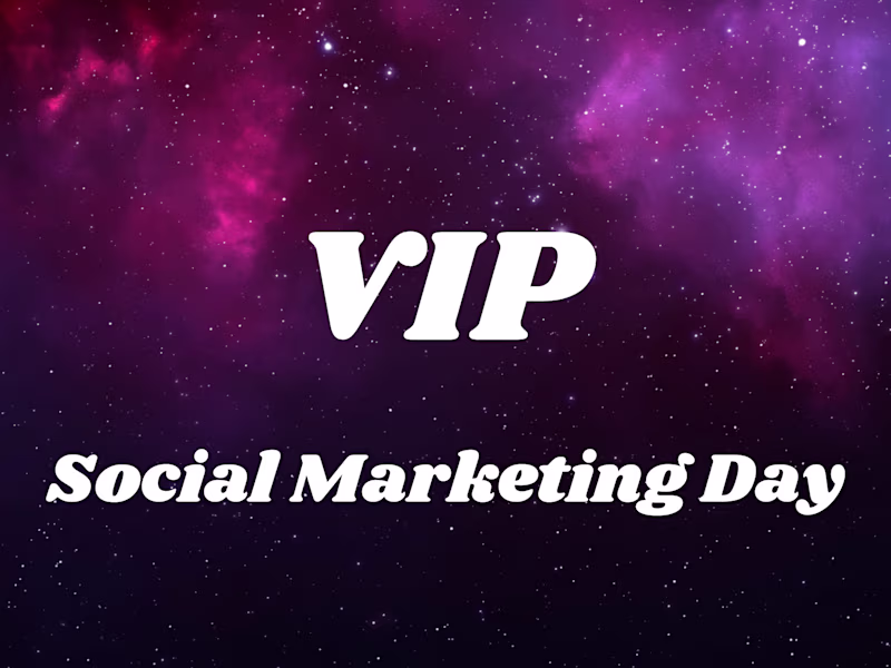 Cover image for VIP Social Management Day