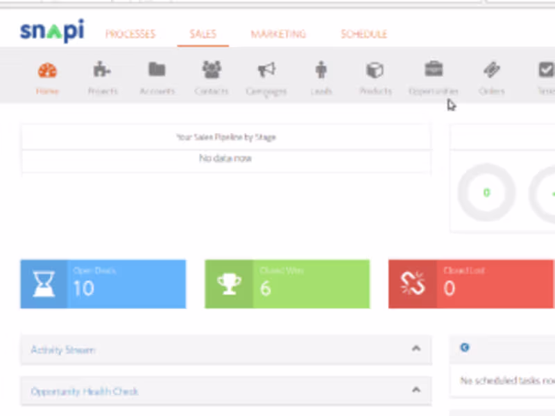 Cover image for Snapi Sales System Development