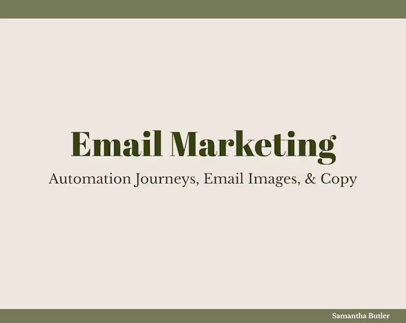 Cover image for Email Marketing