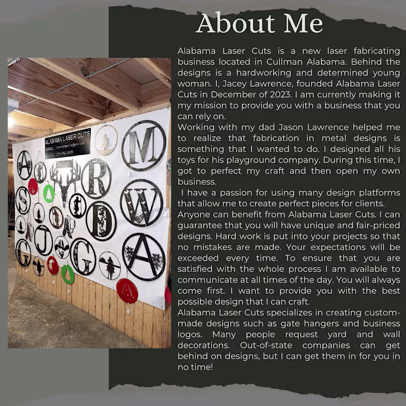 Cover image for Brand Story: Laser Fabrication Business