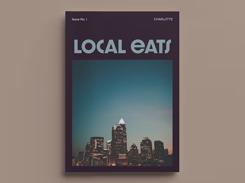 Cover image for Magazine Design and Layout for Restaurant Guide