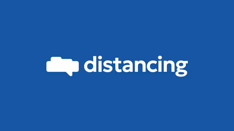 Cover image for Distancing