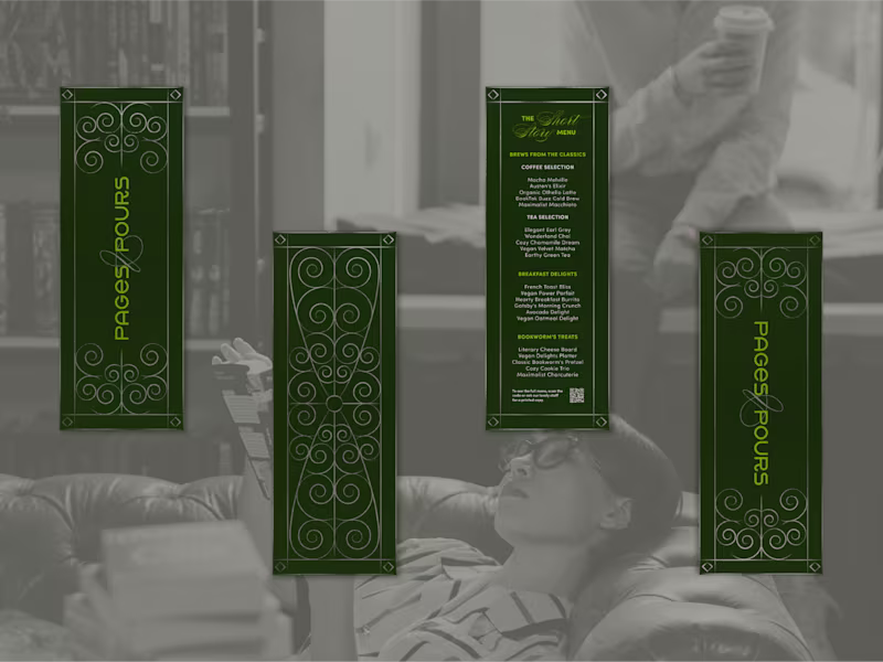 Cover image for Pages & Pours Brand Identity Design