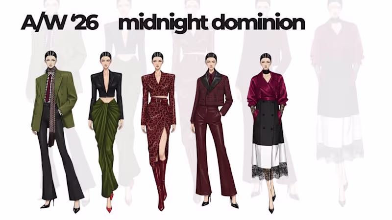 Cover image for A fashion Collection themed "Midnight