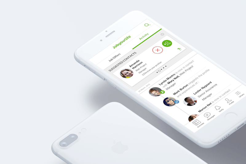 Cover image for Jobyourlife iOS App Ux & Ui :: Behance