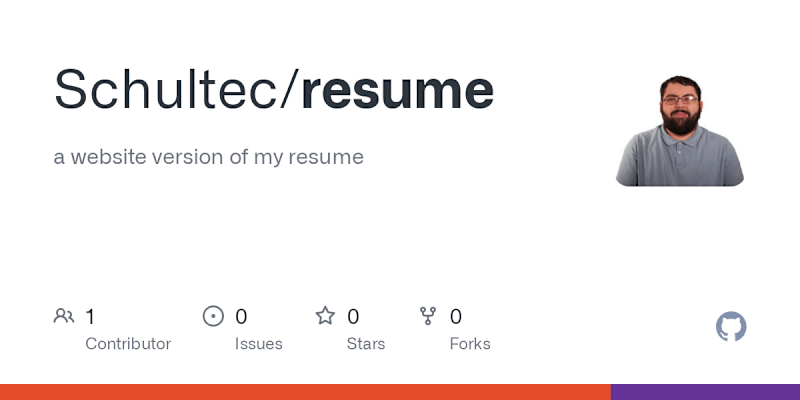 Cover image for Schultec/resume