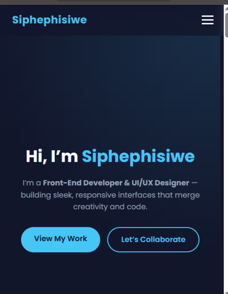 Cover image for My personal portfolio: a showcase