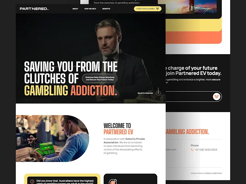 Cover image for Partnered EV Landing Page Design