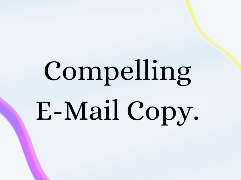 Cover image for E-Mail Copy Designed to Capture Your Vision.  