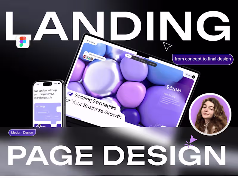 Cover image for Professional landing page design