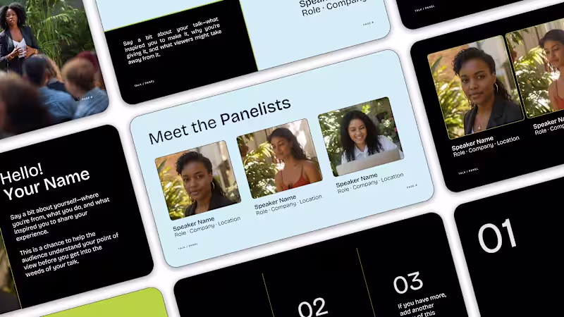 Cover image for Live Talk / Panel Presentation System