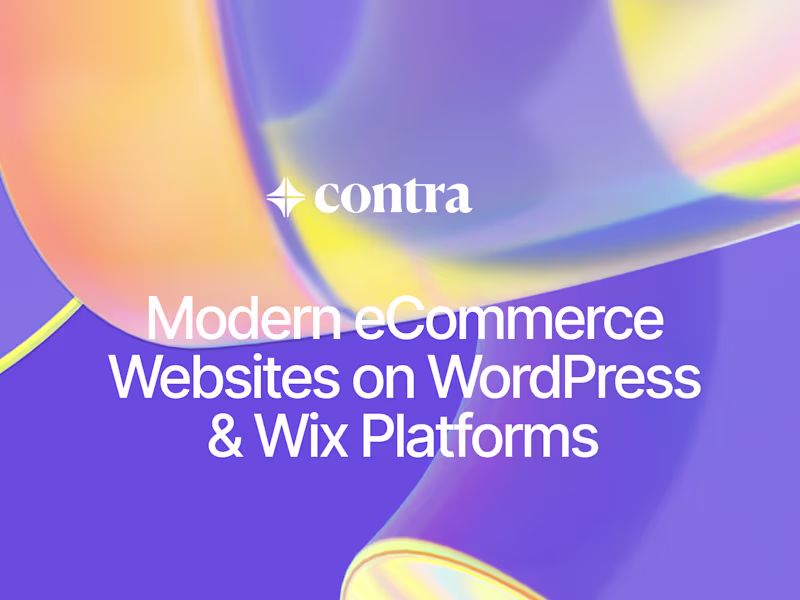 Cover image for Custom WordPress & Wix eCommerce Stores That Sell Fast
