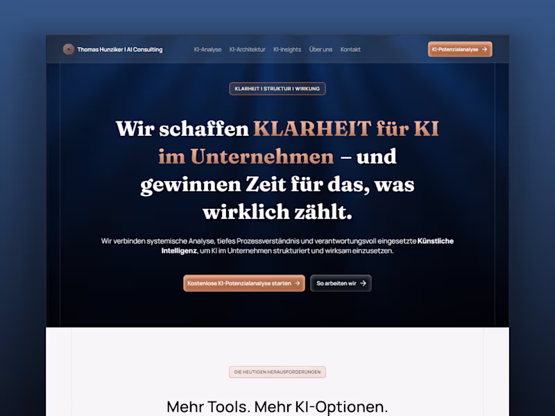 Cover image for Website rebuild in Framer (Homepage + Subpages)