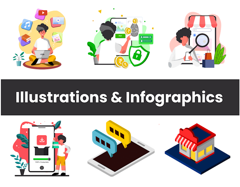 Cover image for Designed Illustrations & Infographics :: Behance