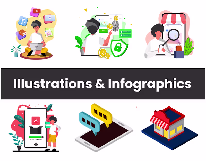 Cover image for Designed Illustrations & Infographics :: Behance