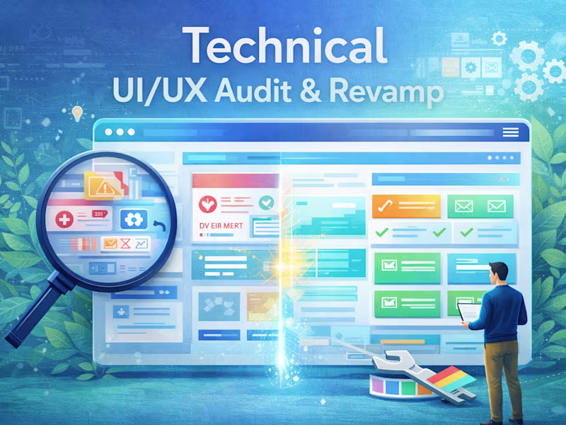 Cover image for Technical UI/UX Audit & Revamp