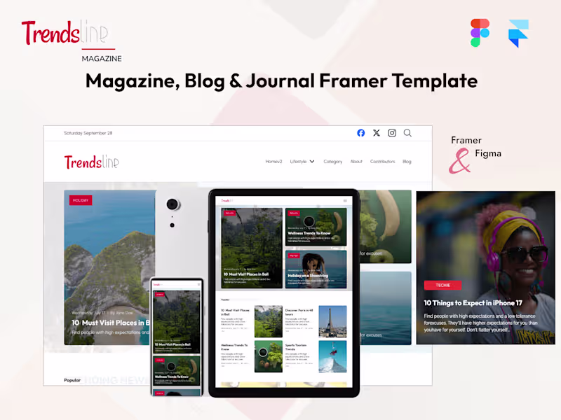 Cover image for Framer and Figma Web Design services
