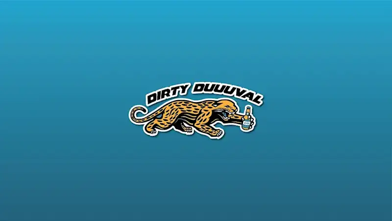 Cover image for Dirty Duval Jacksonville Jaguars NFL Podcast Brand & Logo Design