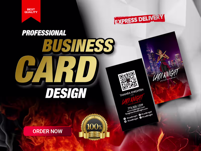 Cover image for I will do professional business card design