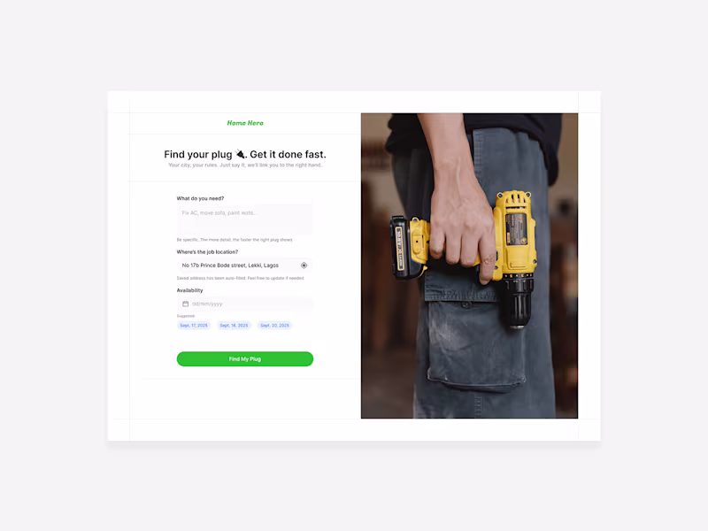 Cover image for Handyman Web App: Customer Final State