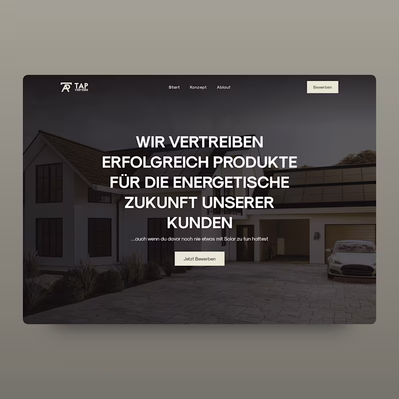 Cover image for TAP Sales | Webflow